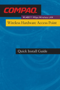 Image of Wireless Hardware Access Point: Quick Install Guide